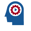 brain with a gear inside